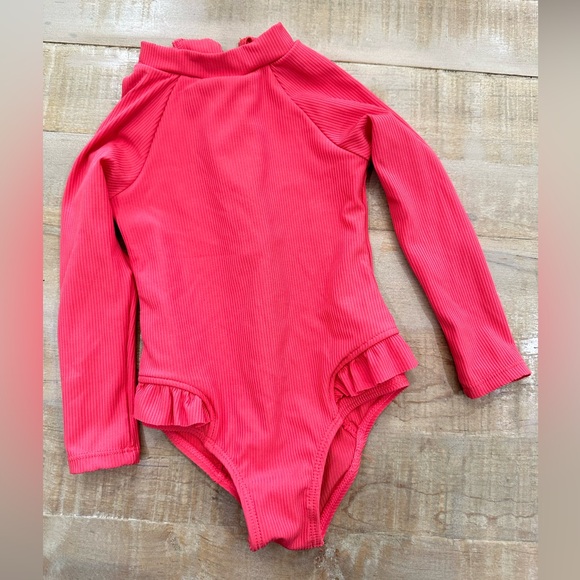 Zara baby girl rash guard swim bodysuit long sleeve - Picture 1 of 8